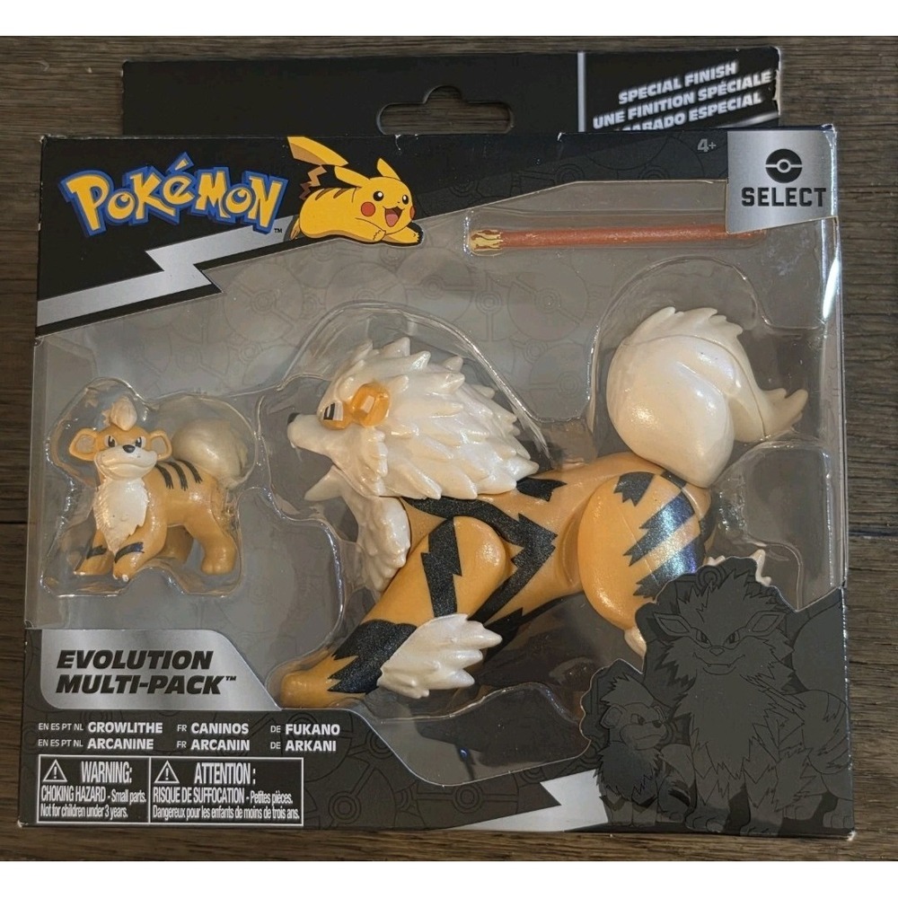 Pokemon Evolution Multi-Pack Growlithe Arcanine Battle Figures PKW2804